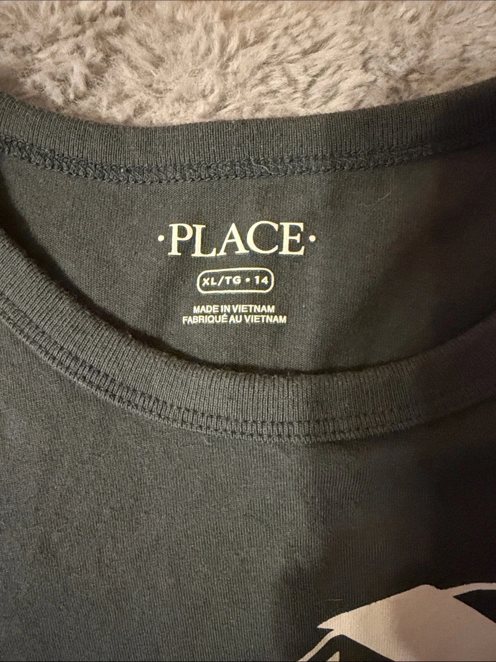 The Children's Place Boys' Charcoal Gray Football Graphic Tee